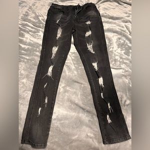 Black Ripped Jeans sz L